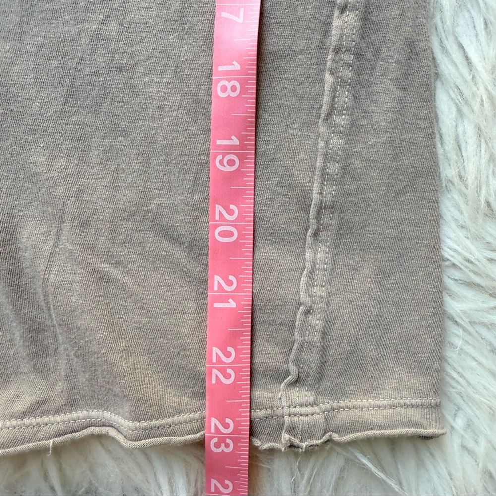 Free People We The Free Nina Long Sleeve Tee Stone Tan Gray XS - Picture 12 of 12